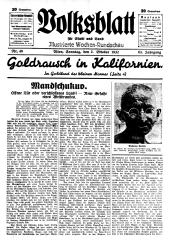 Volksblatt für Stadt und Land