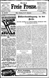 Neue Freie Presse 19320927 Seite: 1