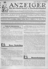 Oesterreichische Buchhändler-Correspondenz