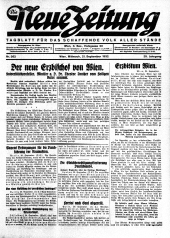 Die neue Zeitung 19320921 Seite: 1