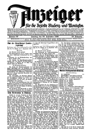 Bludenzer Anzeiger 19320924 Seite: 1