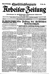 Christlich-soziale Arbeiter-Zeitung 19320924 Seite: 1