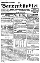 Der Bauernbündler 19320924 Seite: 1