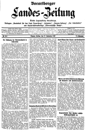 Vorarlberger Landes-Zeitung 19370917 Seite: 1