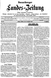 Vorarlberger Landes-Zeitung 19370920 Seite: 1