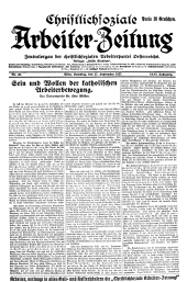 Christlich-soziale Arbeiter-Zeitung 19270917 Seite: 1