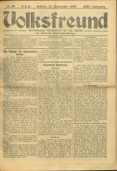 Volksfreund 19270917 Seite: 1