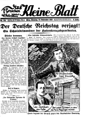 Das Kleine Blatt 19320913 Seite: 1