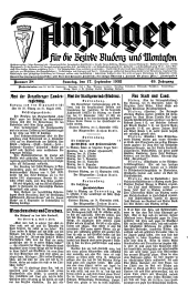 Bludenzer Anzeiger 19320917 Seite: 1