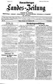 Vorarlberger Landes-Zeitung 19320913 Seite: 1