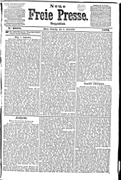 Neue Freie Presse 18720908 Seite: 1