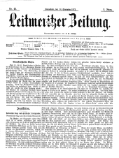 Leitmeritzer Zeitung