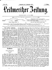 Leitmeritzer Zeitung 18720907 Seite: 1