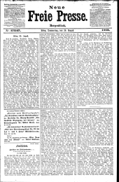 Neue Freie Presse 19120829 Seite: 1