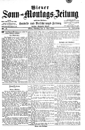 Wiener Sonn- und Montags-Zeitung