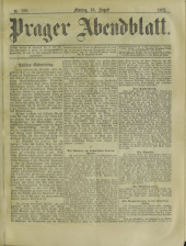 Prager Abendblatt