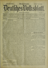 Deutsches Volksblatt 19020818 Seite: 1