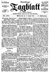 Bregenzer/Vorarlberger Tagblatt 19020813 Seite: 1