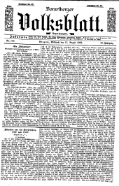 Vorarlberger Volksblatt 19020813 Seite: 1