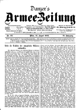 Danzers Armee-Zeitung 19020814 Seite: 1