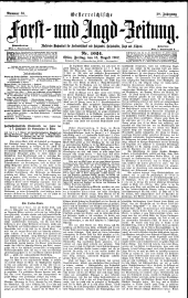 Forst-Zeitung 19020815 Seite: 1