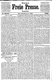 Neue Freie Presse 19020814 Seite: 1