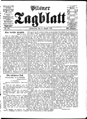 Pilsener Tagblatt 19020814 Seite: 1