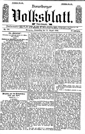 Vorarlberger Volksblatt 19020814 Seite: 1