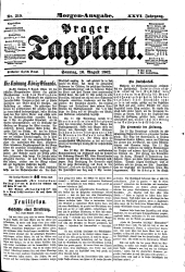 Prager Tagblatt 19020810 Seite: 1