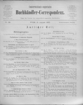 Oesterreichische Buchhändler-Correspondenz