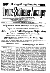 Teplitz-Schönauer Anzeiger