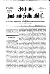 Zeitung für Landwirtschaft