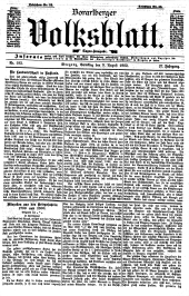 Vorarlberger Volksblatt 19020809 Seite: 1