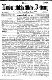 Wiener Landwirtschaftliche Zeitung 19020809 Seite: 1