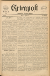 Extrapost / Wiener Montags Journal 19020804 Seite: 1
