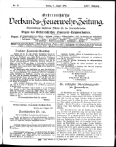 Österreichische Verbands-Feuerwehr-Zeitung 19020805 Seite: 1