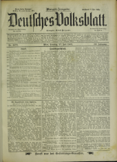 Deutsches Volksblatt 19020727 Seite: 1