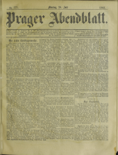 Prager Abendblatt 19020728 Seite: 1