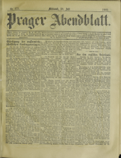 Prager Abendblatt 19020730 Seite: 1