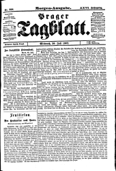 Prager Tagblatt 19020730 Seite: 1