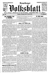 Vorarlberger Volksblatt 19370720 Seite: 1