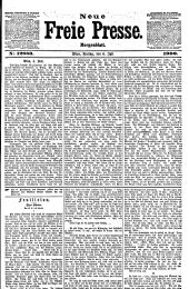 Neue Freie Presse 19000706 Seite: 1