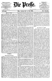 Die Presse 18810611 Seite: 1