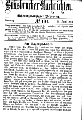 Innsbrucker Nachrichten 18810611 Seite: 1