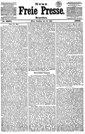 Neue Freie Presse 18820523 Seite: 1