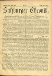 Salzburger Chronik 18820523 Seite: 1