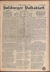 Salzburger Volksblatt: unabh. Tageszeitung f. Stadt u. Land Salzburg 18820523 Seite: 1