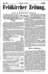 Feldkircher Zeitung 18820524 Seite: 1