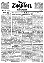 Prager Tagblatt 19120425 Seite: 1
