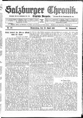 Salzburger Chronik 19120425 Seite: 1